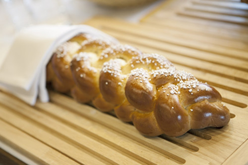 Bergfrühstück im Frööd - der frische Zopf