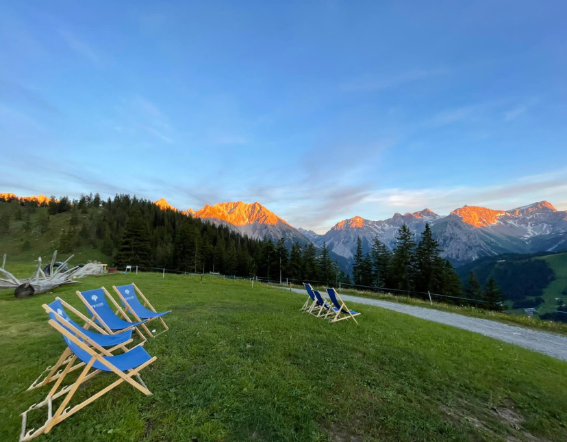 Restaurant Frööd, Brandnertal, Vorarlberg, Aussicht, Terrasse